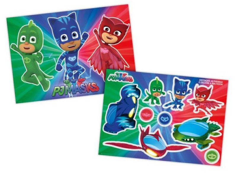 Painel Kit Decorativo Pj Mask Unidade