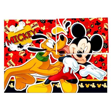Painel Decorativo Mickey Clssico 04 placas 126x88cm