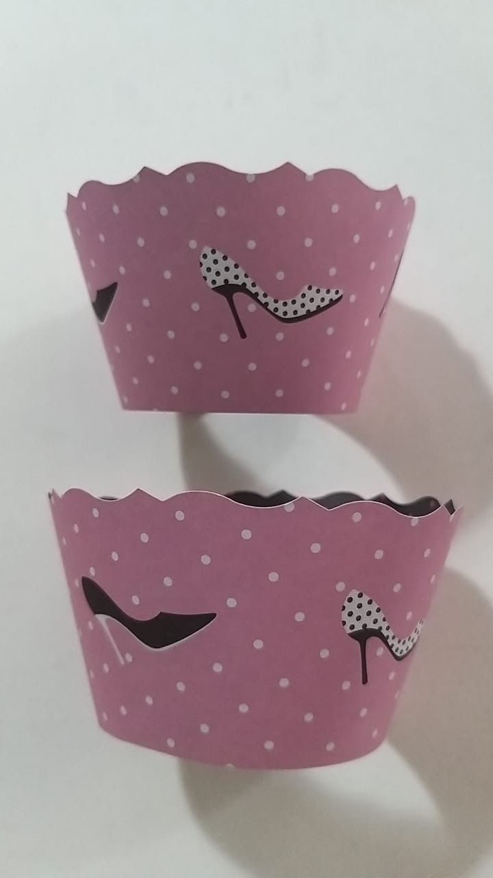 Saia de Cupcake Scarpin 12 unidades