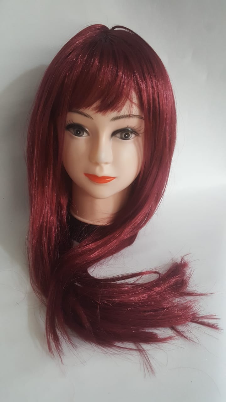 Peruca Longa Ruiva Unidade