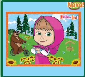 Painel Tnt Masha e o Urso 1,40x1,03m