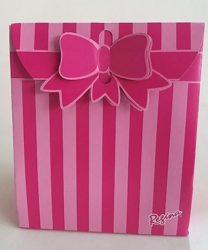 Caixa Surpresa Grande Genrico Listra Rosa 08 Unidades