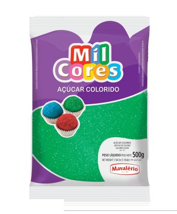 Acar Cristal Colorido 500g Verde