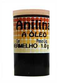 Anilina leo Glitter Vermelha