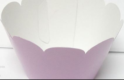 Saia Para Mini Cupcake Colorida Lils Claro