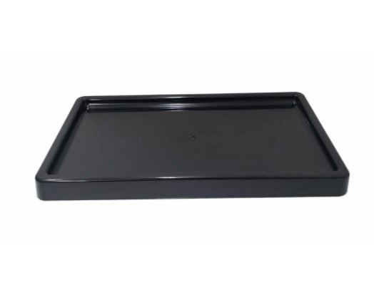 Bandeja Retangular 30x18 Preta Unidade