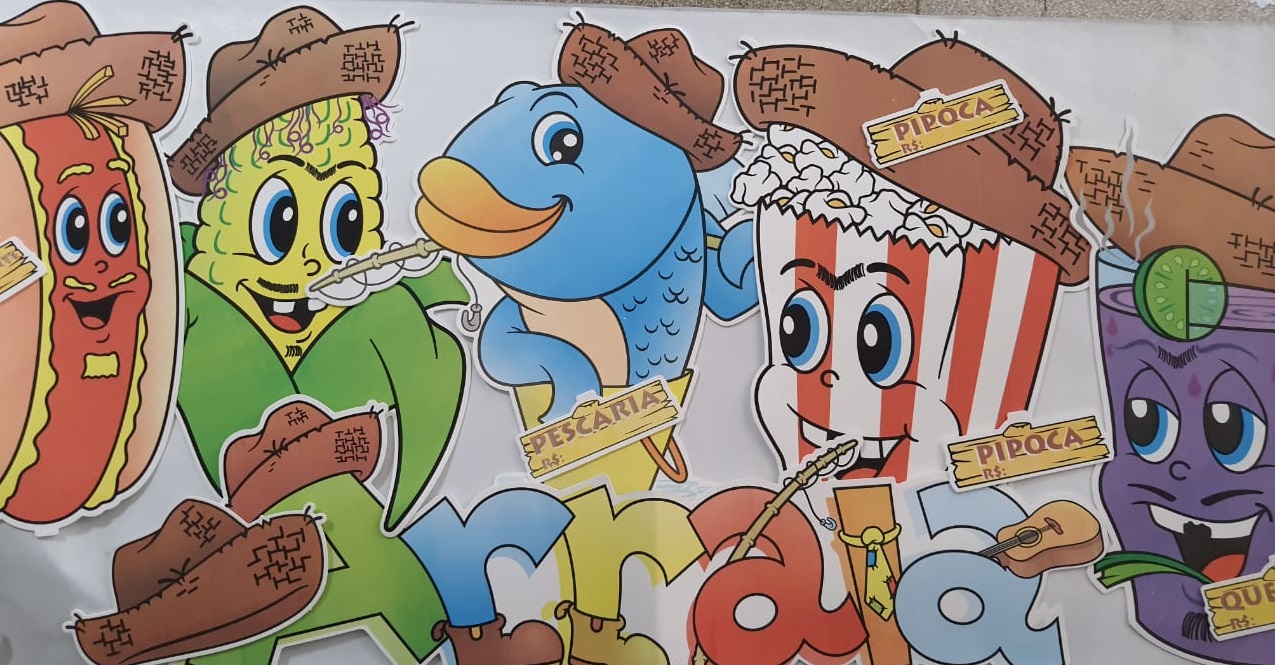 Painel Pipoca Milho Pescaria Unidade