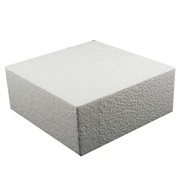 Bolo Falso Isopor Quadrado 200 x 200 x 100 mm