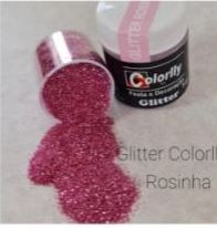 Glitter Colorlly 5g Rosinha Unidade