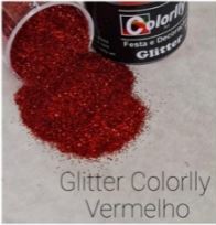 Glitter Colorlly 5g Vermelho Unidade