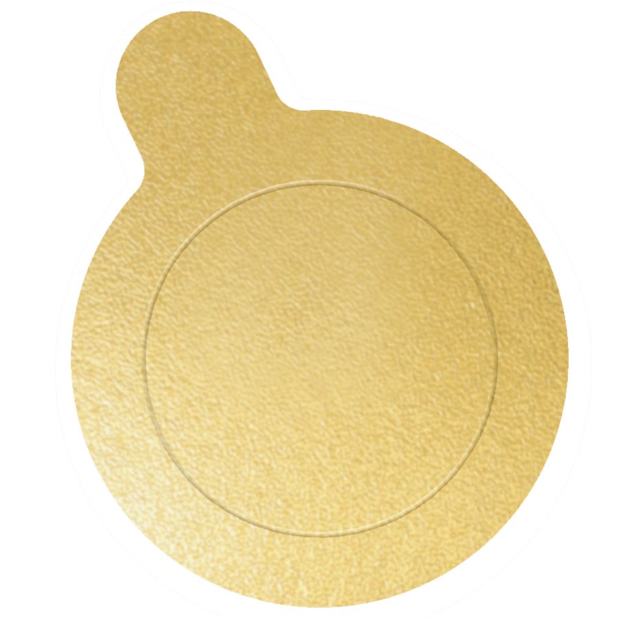 Base Red Ouro 8cm 20 Unidades