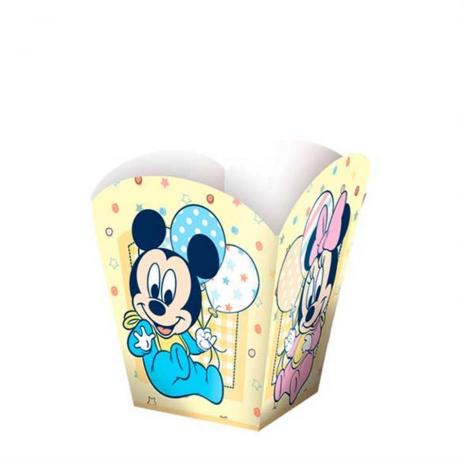 Cachepot Baby Mickey E Amigos Grande 08 Unidades