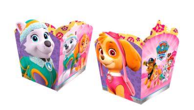 Cachepot Grande Patrulha Canina Rosa Skye 08 Unidades