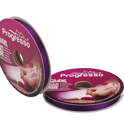 Progresso Cetim 10m 22mm Cor 675 Violeta Unidade