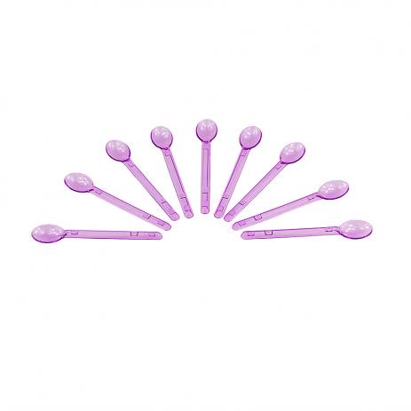 Mini Colher Acrlica Piccolo Lils 100 Unidades