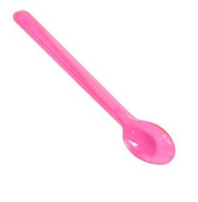 Mini Colher Acrlica Piccolo Rosa 100 Unidades