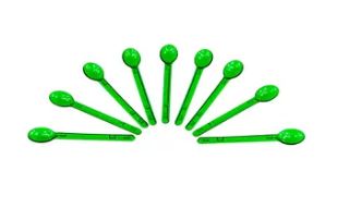 Mini Colher Acrlica Piccolo Verde 100 Unidades