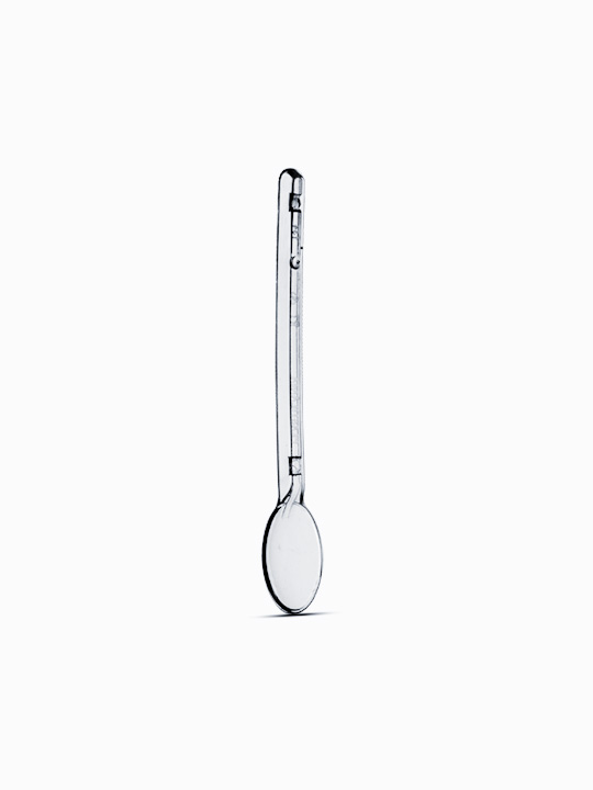 Mini Colher Acrlica Piccolo Cristal 100 Unidades