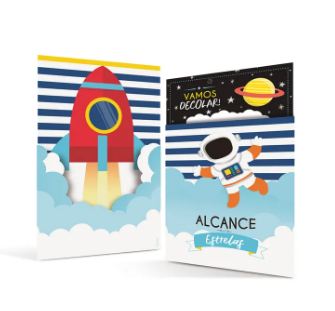 Convite Astronauta 08 Unidades