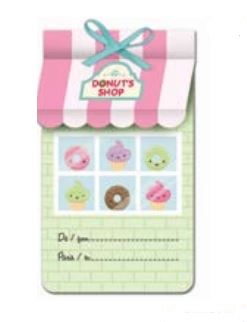 Convite Donuts 08 Unidades