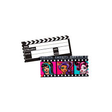Convite Grande Monster High Cmera Ao 08 unidades