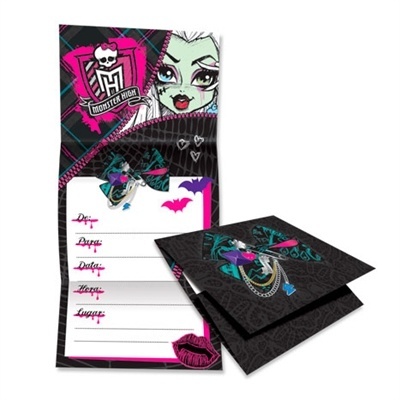 Convite Grande Monster High Teen