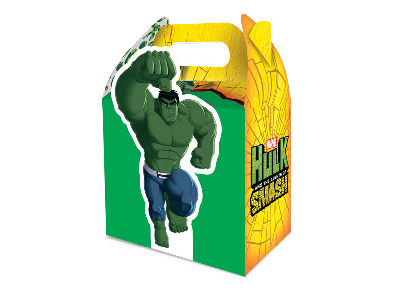 Caixa Surpresa Grande Hulk Assemble 08 Unidades