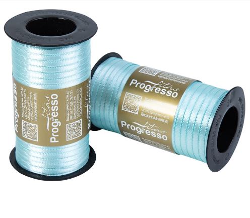 Fita Cetim Duplo T900/000 4mm Cor 247 Azul Tifanny Unidade