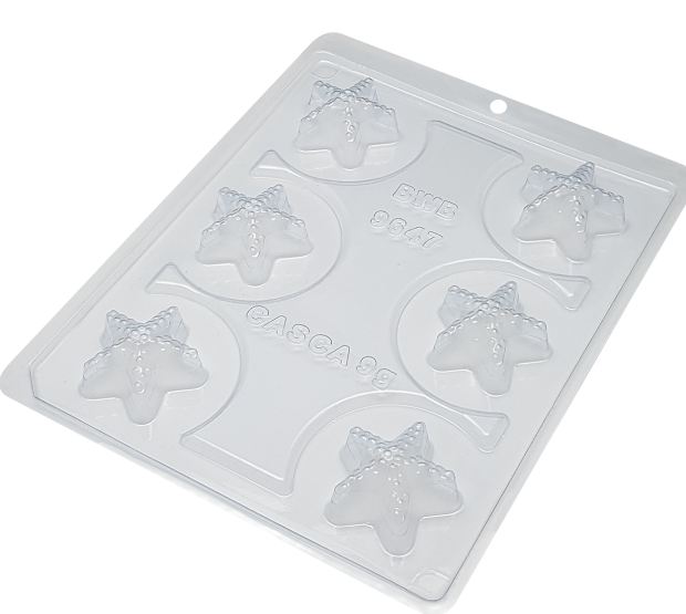Forma Silicone Estrela Do Mar Unidade