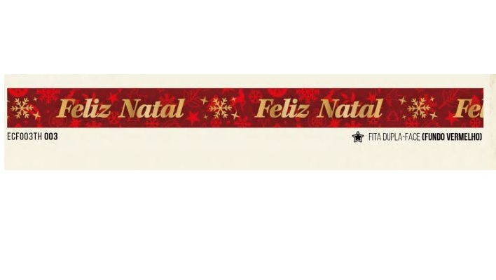 Fita Progresso 15mmx10m Feliz Natal Cor 03 Unidade