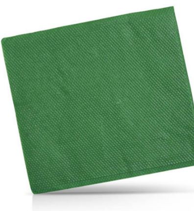 Guardanapo 19,5x22,5cm Verde Bandeira 50 Unidades