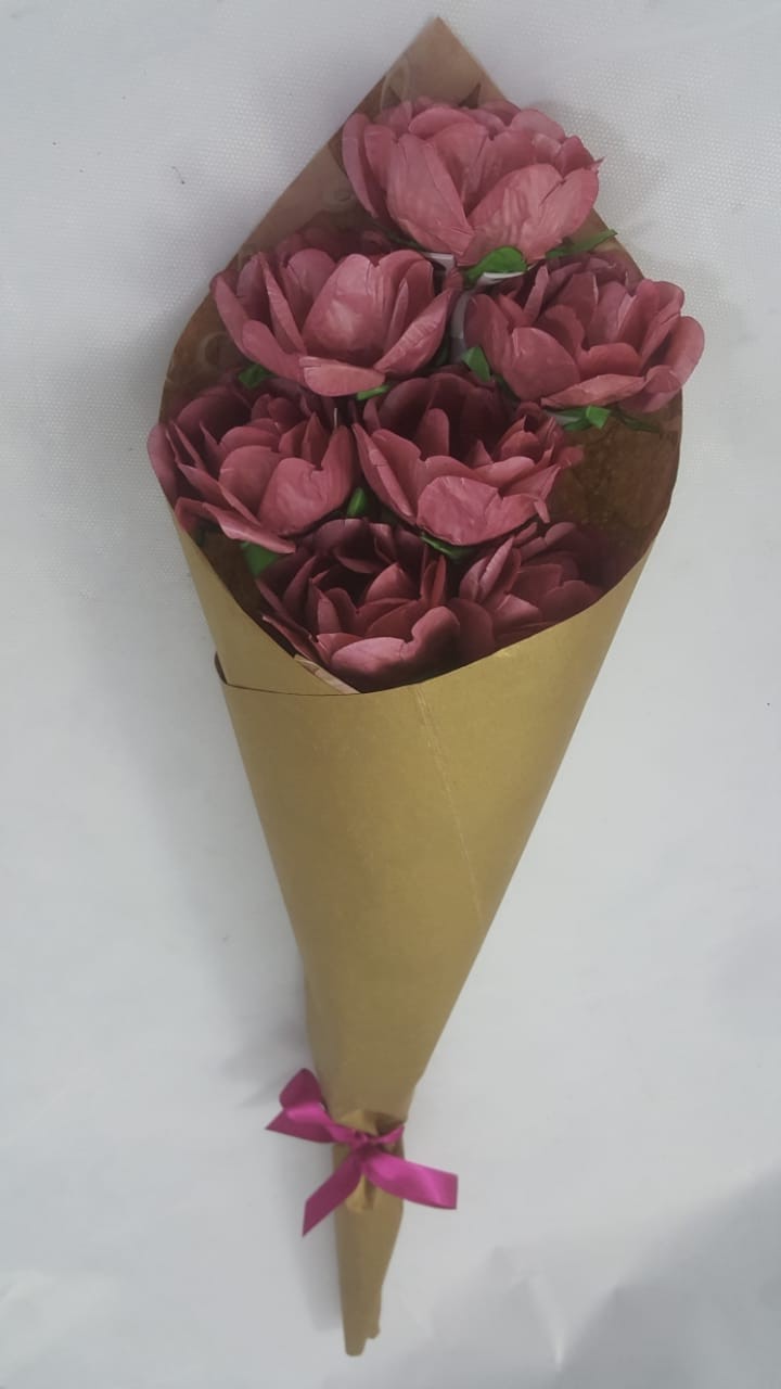 Kit Bouquet Para Bombons Rose 07 botes