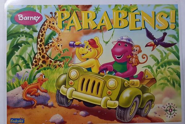 Painel Kit Decorativo Barney Unidade