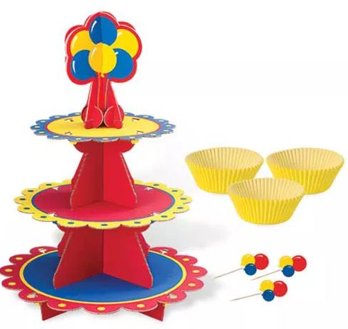 Suporte Cupcake Colorido Unidade