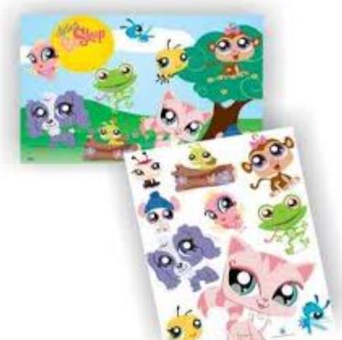 Painel Kit Decorativo Littlest Pet Shop Unidade