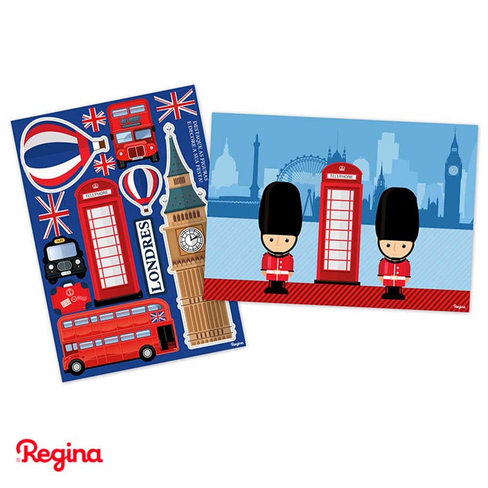 Painel Kit Decorativo Com Apliques Londres Unidade