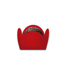 Porta Forminha M2 Crystal Cores Vermelho Pequim