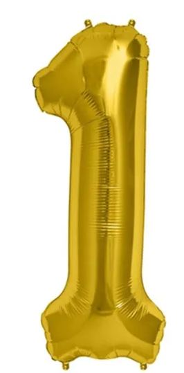 Balo Number 16 Polegadas Ouro 1 Unidade