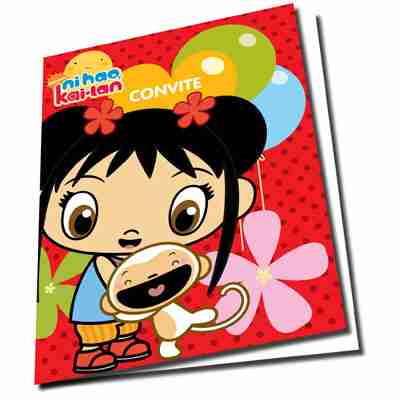Convite Nihao Kai-Lan 08 Unidades