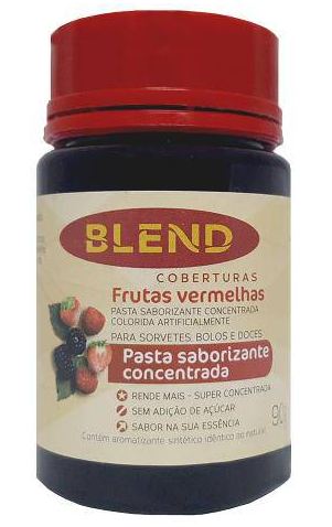 Pasta Saborizante Concentrado 90g Frutas Vermelhas Blend Unidade