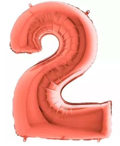 Balo Nmero 16 Polegadas Rose Gold 2 Unidade