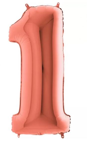 Balo Nmero 16 Polegadas Rose Gold 1 Unidade