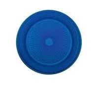Prato Biodegradvel Redondo 15cm Azul 10 Unidades