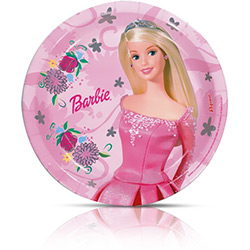 Prato Barbie 08 Unidades