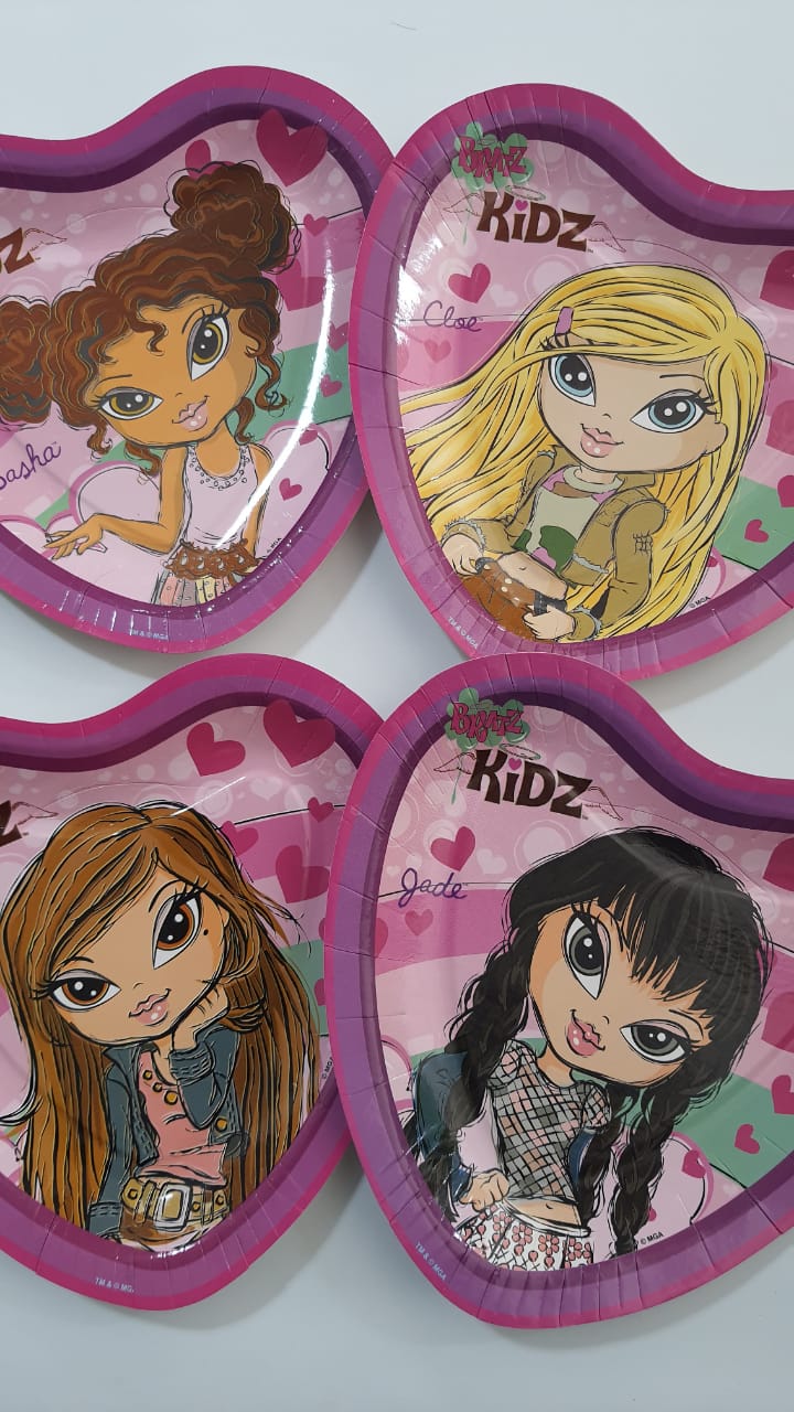 Prato Bratz Kidz 08 Unidades