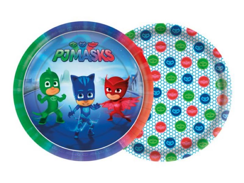 Prato Pj Masks 08 Unidades