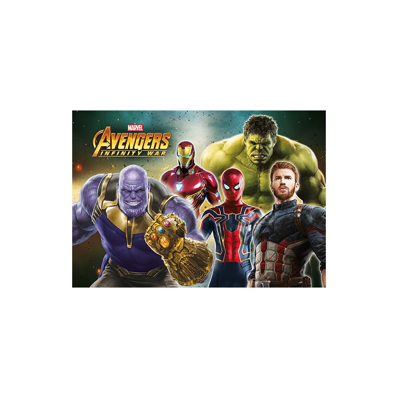 Painel Decorativo Avengers 3 04 Placas