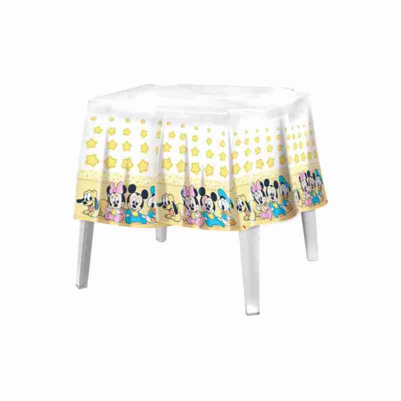 Toalha Plastica Baby Mickey E Amigos