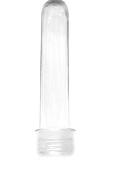 Tubete Transparente 8cm