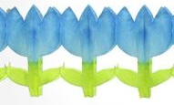 Guirlanda Tulipa Azul